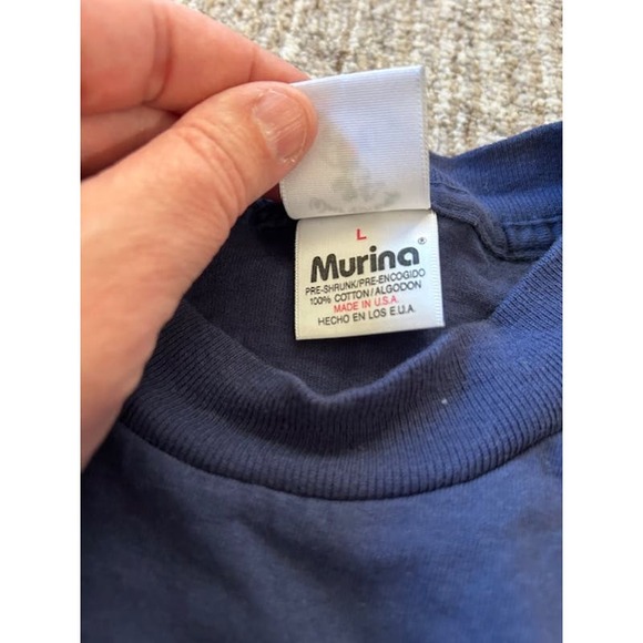 Walt Disney T-Shirt Adult L Blue Classic Toons Magic Music Days Vintage USA - Picture 5 of 7